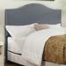 Gracie Oaks Mudge Full/Double Panel Headboard Upholstered/Linen in Gray | 55.5 H x 63.5 W x 2.5 D in | Wayfair 28A1783ED29B4E74BE69C0083B981FD0