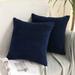 Latitude Run® Ayedin Square Throw Pillow Cover Polyester in Blue/Navy | 18 H x 18 W x 0.2 D in | Wayfair F3F2E6F462B44542B1E3F2478B24AEF8