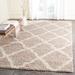 White 72 x 1.57 in Area Rug - House of Hampton® Alonnah Geometric Ivory/Beige Area Rug | 72 W x 1.57 D in | Wayfair