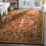 Red 108 x 0.5 in Area Rug - Charlton Home® Dunbar Oriental Hand-Tufted Wool Area Rug Wool | 108 W x 0.5 D in | Wayfair CHLH6229 32895403