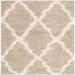 Brown/White Area Rug - House of Hampton® Alonnah Geometric Ivory/Beige Area Rug Polyester/Polypropylene/Cotton in Brown/White | Wayfair