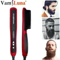 Lisseur de barbe portable pour homme peigne à barbe rapide affichage LED chauffage en céramique