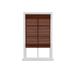 Wide Width Cordless Woven Bamboo Roman Shade by Whole Space Industries in Pecan (Size 31" W 64" L)