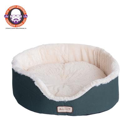 Cat Bed Oval Pet Cuddle House by Armarkat in Green...