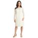 Plus Size Women's Lace Shift Dress by Jessica London in Ivory (Size 20)