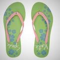 Kate Spade Shoes | Natal Flip-Flop Sandals | Color: Green/Pink | Size: Various