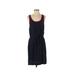 Gap Casual Dress Scoop Neck Sleeveless: Blue Solid Dresses - Women's Size Small