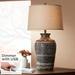 John Timberland Miguel 32" Southwest Rustic Table Lamp with USB Dimmer