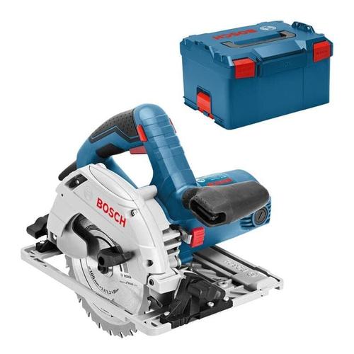 Handkreissäge gks 55+ gce inkl. L-Boxx 0601682101 165mm Sägeblatt - Bosch