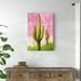 Union Rustic Cacti on Pink - Wrapped Canvas Painting Canvas in White | 36 H x 24 W x 1.25 D in | Wayfair 5B7854EDBA2D4CC398C99189D990E69F