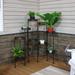 10-Tier Bronze Steel Indoor/Outdoor Folding Flower Plant Stand - 46"