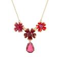 Kate Spade Jewelry | Kate Spade Blushing Blooms Necklace Red Multi | Color: Gold/Red | Size: Os