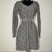 Anthropologie Dresses | Anthropologie Saturday Sunday Sweater Dress Xs | Color: Gray/White | Size: Xs