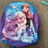 Disney Accessories | Disney Frozen Backpack | Color: Blue/Purple | Size: Osg