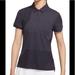 Nike Tops | Nike Dri-Fit Uv Ace Women's Ss Golf Polo Shirt | Color: Gray | Size: M