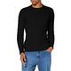 Schott NYC Men's Plbruce1 Pullover Sweater, Black, Large