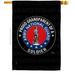 Breeze Decor Army Proud Grandparent Soldier Polyester 40" H X 28" W Garden Flag in Black | 40 H x 28 W in | Wayfair BD-MI-H-108555-IP-BO-D-US20-BD