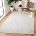 Blue/White 72 x 72 x 0.28 in Area Rug - Sand & Stable™ Zachary Handmade Tufted Wool Blue/Ivory Area Rug Wool | 72 H x 72 W x 0.28 D in | Wayfair