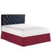 August Grove® Grasselli 14" Box Spring Cover, Microfiber in Red | 72 W x 84 D in | Wayfair EB8925E71D284415B9156F184EB3FB36