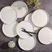 Gibson Home Oslo 8-Piece Dinner Plate Set Porcelain China/Ceramic in White | 10.5 W in | Wayfair 131391.08R