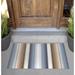 Latitude Run® Non-Slip Outdoor Door Mat Synthetics in White | Rectangle 3' x 5' | Wayfair E908490C783F47A0919616FA166DABB7