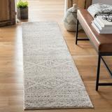 Gray/White 144 x 0.39 in Indoor Area Rug - Union Rustic Ceresco Southwestern Ivory/Gray Area Rug | 144 W x 0.39 D in | Wayfair