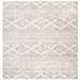Gray/White 144 x 0.39 in Indoor Area Rug - Union Rustic Ceresco Southwestern Ivory/Gray Area Rug Polypropylene | 144 W x 0.39 D in | Wayfair