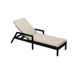 Wade Logan® Suffern Reclining Chaise Lounge w/ Cushion Wicker/Rattan in Brown | 20.75 H x 26.75 W x 77.25 D in | Outdoor Furniture | Wayfair