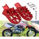 Repose-pieds CNC colorés universels en aluminium pour moto repose-pieds pour HONDA CRF Poly 50 70