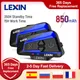 Lexin-Oreillette Bluetooth pour moto appareil de communication pour casque intercom BT sans fil