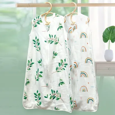 Sac de Couchage en Mousseline pour Nouveau-Né Accessoires à la Mode Bébé Garçon et Fille