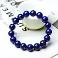 Bracelets Lapis Lazuli pour hommes énergie de guérison naturelle Bracelet Lazuli poli 8mm perles