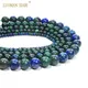 Perles Rondes en Pierre Naturelle de ChrysocTrustAzurite pour Bijoux Collier Bracelet 15 en Vrac