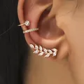 Boucles d'oreilles bohème sans Piercing en cristal strass boucles d'oreilles pour femmes et filles