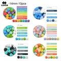 LOFCA – Mini perles de dentition en Silicone de qualité alimentaire Mini hexagone sans BPA jouet