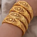 Bracelets de documents en or 24 carats pour femmes bracelets éthiopiens bracelets africains