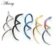 Alisouy – boucles d'oreilles Punk en acier inoxydable en forme de 8 formes crochet d'oreille pour