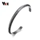 Vnox-Bracelet à manchette Viking pour homme et femme bijou rétro en acier inoxydable bijou unisexe