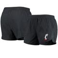 Women's Under Armour Black Cincinnati Bearcats Fly By Run 2.0 Performance Shorts