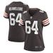Women's Nike Joe DeLamielleure Brown Cleveland Browns Game Retired Player Jersey