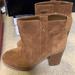 Nine West Shoes | Brown Suede Booties | Color: Brown | Size: 6.5