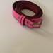 J. Crew Accessories | Jcrew Pink Leather Belt Size Small | Color: Pink | Size: S