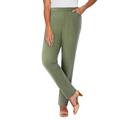 Plus Size Women's The Knit Jean by Catherines in Olive Green (Size 1X)