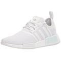 adidas Originals Women's NMD_r1 Sneaker, White/White/Silver Metallic, 5 UK