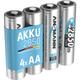 HR06 Mignon (AA)-Akku NiMH 2650 mAh 1.2 v 4 St. - Ansmann