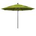 California Umbrella 11' Rd Aluminum Frame, Fiberglass Rib Market Umbrella, Push Open, Bronze Finish, Pacifica Fabric