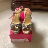 J. Crew Shoes | J.Crew Amelia Patterned Espardrilles - Size 8 | Color: Pink | Size: 8