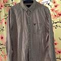 American Eagle Outfitters Shirts | American Eagle Outfitters Button Down Shirt | Color: Gray/White | Size: L