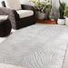 Gray 120 x 96 x 0.08 in Area Rug - Bay Isle Home™ Hepner Floral Indoor/Outdoor Area Rug Polyester | 120 H x 96 W x 0.08 D in | Wayfair
