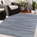 Blue/Gray 96 x 0.08 in Area Rug - Ebern Designs Abstract Indoor/Outdoor Area Rug Polyester | 96 W x 0.08 D in | Wayfair